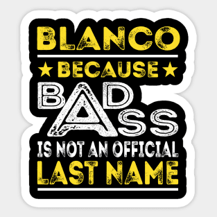 BLANCO Sticker